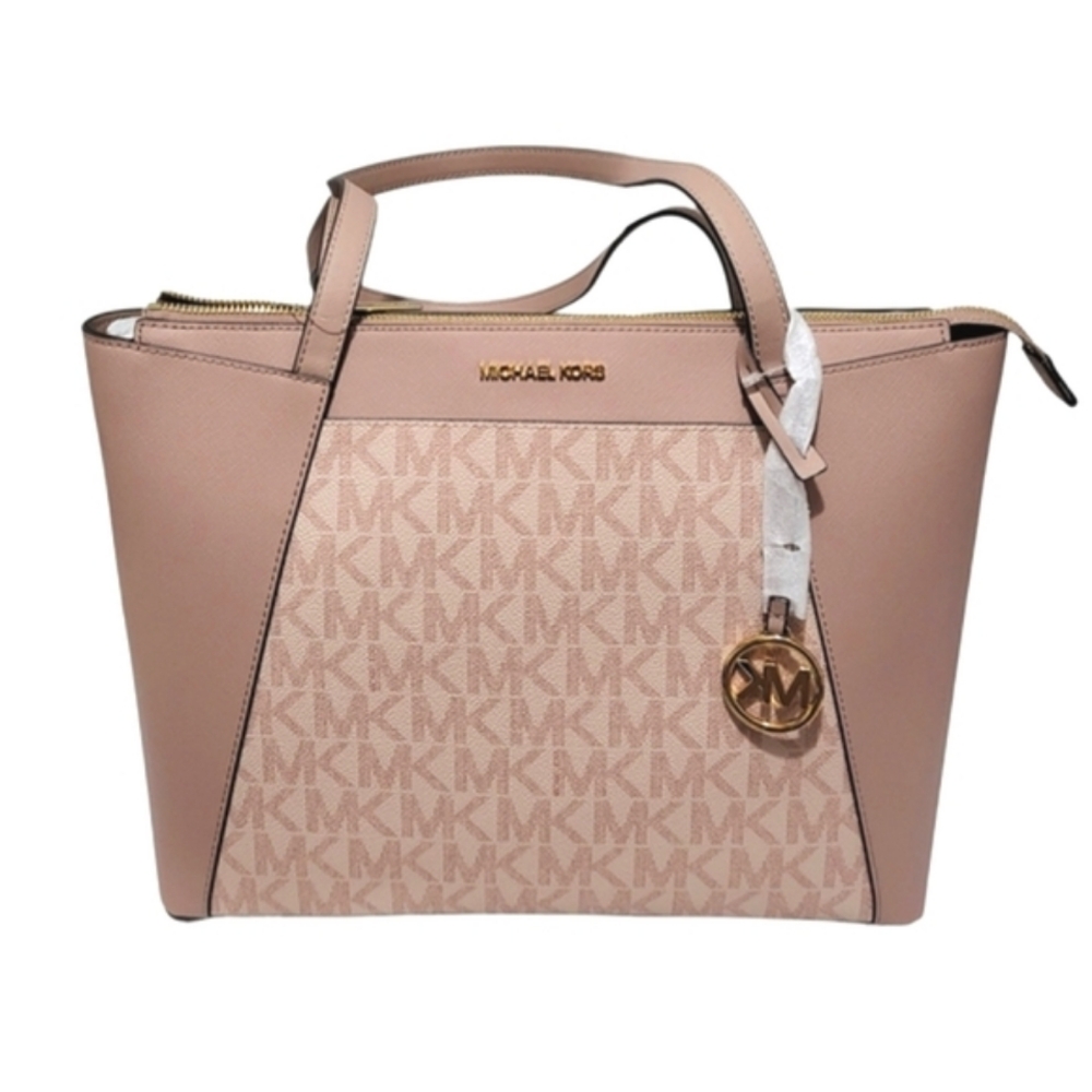 Michael Kors Pink MADDIE MD BALLET Satchel Tote Shoulder Bag